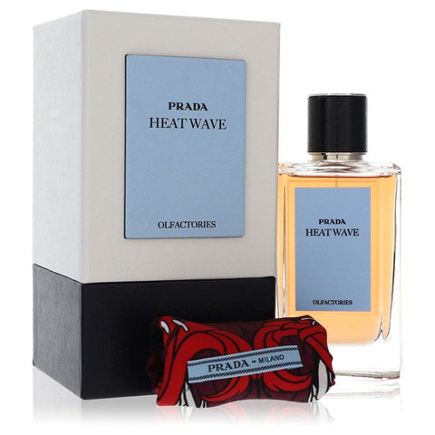 Prada Olfactories Heat Wave by Prada Eau De Parfum Spray with Gift Pouch 3.4 oz for Men FX-557440