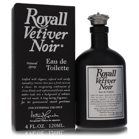 Royall Vetiver Noir by Royall Fragrances Eau de Toilette Spray 4 oz for Men FX-537525