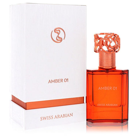Swiss Arabian Amber 01 by Swiss Arabian Eau De Parfum Spray 1.7 oz for Men FX-560900