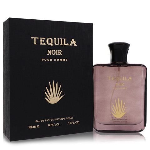 Tequila Pour Homme Noir by Tequila Perfumes Eau De Parfum Spray 3.3 oz for Men FX-561282