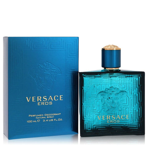 Versace Eros by Versace Deodorant Spray 3.4 oz for Men FX-536341