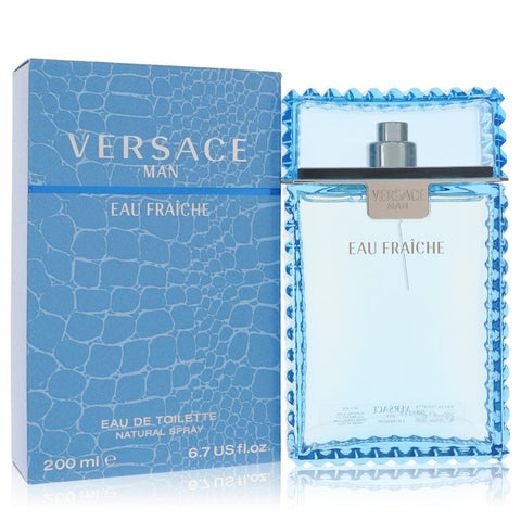 Versace Man by Versace Eau Fraiche Eau De Toilette Spray 6.7 oz for Men FX-498482