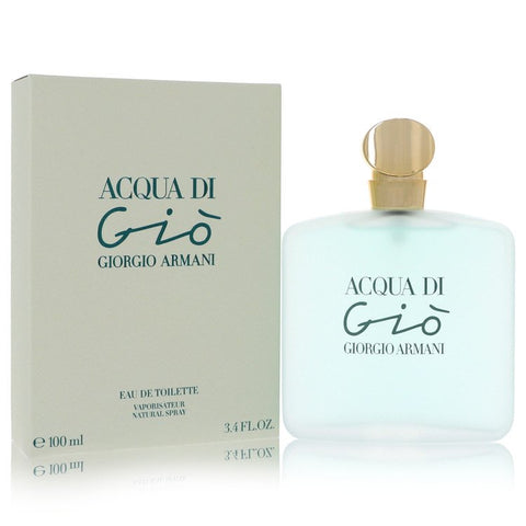Acqua Di Gio by Giorgio Armani Eau De Toilette Spray 3.3 oz for Women FX-416555