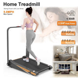 ZUN Under Desk Walking Pad, Treadmill 8% Incline 2.5HP 280LBS with Remote Control W136255630