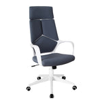 ZUN Techni Mobili Modern Studio Office Chair, Grey/White RTA-2023-GRY
