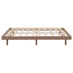ZUN Modern Design Full Floating Platform Bed Frame for Walnut Color W697123293