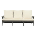 ZUN HIPS 3 Seater Sofa with Cushion, Outdoor Garden Sofa, Sofa Set for Porch, Poolside, Terrace, and W1209114910