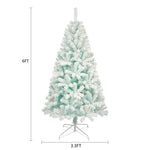 ZUN 6ft Artificial Christmas Tree with 300 LED Lights and 600 Bendable Branches,Christmas Tree Holiday PX307767AAM