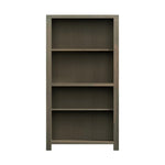ZUN Bridgevine Home Joshua Creek 60 inch high 4-shelf Bookcase, No Assembly Required, Barnwood Finish B108131552