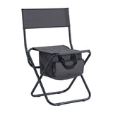ZUN 4-piece Folding Outdoor Chair with Storage Bag, Portable Chair for indoor, Outdoor Camping, Picnics W24172222