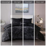 ZUN Velvet Comforter Set B03595937