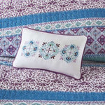 ZUN Reversible Quilt Set with Throw Pillows B03596118