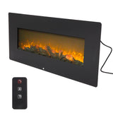 ZUN SF310-42AX 42 Inch 1400W Wall Hanging / Fireplace Single Color / Fake Wood / Heating Wire / With 93470747