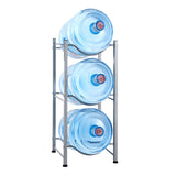 ZUN 3-Tier Water Rack Stainless Steel Heavy Duty Water Cooler Jug Rack 50233494