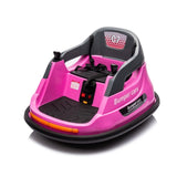 ZUN 12V ride on bumper car for kids,1.5-5 Years Old,Baby Bumping Toy Gifts W/Remote Control, LED Lights, W1396126983