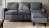 ZUN Sofas for families, apartments, dorms, bonus rooms, compact Spaces with lounge lounges, 3 seater, W1793138477