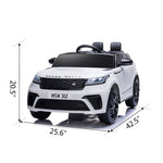 ZUN 12V Licensed Range Rover Kids Ride-On Car, Battery Powered Vehicle w/ Remote Control, LED Lights, W2181P143820