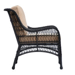 ZUN Outdoor Garden Chair,Hand-woven Rattan Lounge Chair W1889P163567