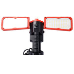 ZUN 10000 Lumen 100 Watt Dual-Head LED Work Light with Telescoping Tripod, Work Light with Stand W465122419