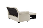 ZUN Artemax 55'' Modern Shiny Velvet Convertible Loveseat Sleeper Sofa Couch w/ 2 Lumbar Pillows, W668100738