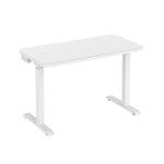 ZUN Glass tabletop standing desk
White W141164002