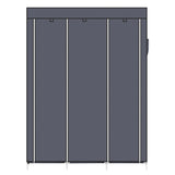 ZUN 67" Portable Closet Organizer Wardrobe Storage Organizer with 10 Shelves Quick and Easy to Assemble 09015276