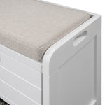 ZUN TREXM Storage Bench with Removable Basket and 2 Drawers, Fully Assembled Shoe Bench with Removable WF199578AAK