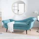 ZUN Chaise Lounge with Scroll Arms W68034327