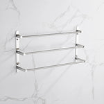 ZUN THREE Stagger Layers Towel Rack SUS304 Stainless Steel Hand Polishing Mirror Polished Finished 63717973