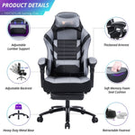 ZUN Vanbow.Seat Height Adjustable Swivel Racing Office Computer Ergonomic Video Game Chair W152166557