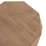 ZUN 38"Three-dimensional Embossed Pattern Design American Retro Style Coffee Table W75770650