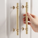 ZUN T Bar Drawer Knobs Closet Pulls Kitchen Cabinet Door Handles Black Gold 10pcs 45049857