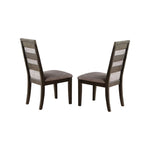 ZUN Dining Chair With Upholstered Cushion, Grey SR011801