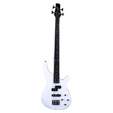 ZUN Exquisite Stylish IB Bass with Power Line and Wrench Tool White 52134295