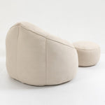 ZUN Bedding Bean Bag Sofa Chair High Pressure Foam Bean Bag Chair Adult Material with Padded Foam W1996132705