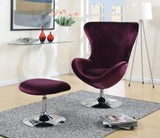 ZUN Accent Chair w/ Ottoman B090114426