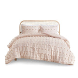 ZUN Clip Jacquard Comforter Set B03596005