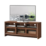ZUN Techni Mobili Modern TV Stand with Storage for TVs Up To 60", Hickory RTA-8811-HRY