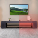 ZUN LED TV Stand Modern Entertainment Center with Storage High Gloss Gaming Living Room Bedroom TV W162594693