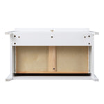 ZUN Solid Wood spray-painted drawer dresser bar,buffetware cabinet lockers buffet server console W679103301