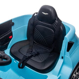 ZUN 12V Dual-drive remote control electric Kid Ride On Car,Battery Powered Kids Ride-on Car Blue, 4 W1811110554