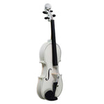 ZUN New 4/4 Acoustic Violin Case Bow Rosin White 23313207