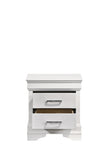 ZUN Brooklyn Modern Style Nightstand made with Wood in White 733569236305