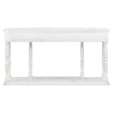 ZUN U_STYLE Retro Senior Console Table for Hallway Living Room Bedroom with 4 Front Facing Storage WF312987AAK