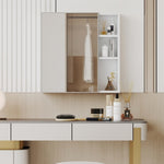 ZUN A white MDF material mirror cabinet, bathroom mirror, and a separate wall mounted bathroom mirror W1151135030