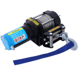 ZUN ATV/UTV Winch- 12 V 3500LBS Electric Winch with Steel Cable, Wire and Wireless Remote Control, W465127131