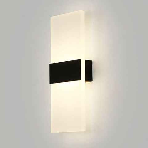 ZUN 2Pack White 6W Modern Sconce LED Wall Light Up Down Lamp Indoor Outdoor Lighting 28455830