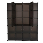 ZUN 20 Cube Organizer Stackable Plastic Cube Storage Shelves Design Multifunctional Modular Closet 31722240