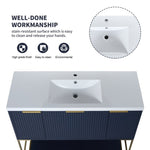 ZUN 48 Inch Freestanding Bathroom Vanity With Resin Basin,48x18 W99951399