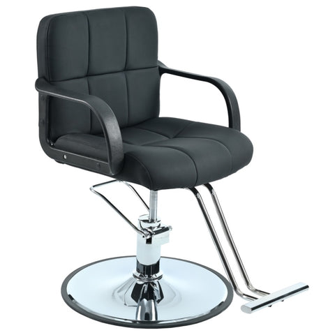 ZUN Barber Chair,Salon Chair for Hair Stylis,Stylist Chair with Heavy Duty Pump Adjustable W2181P162684